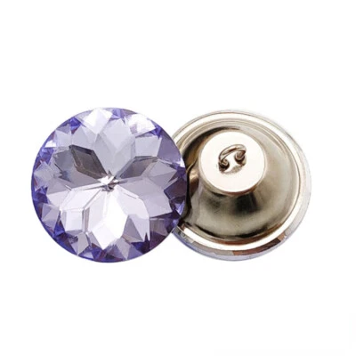 10pcs Glass Buttons Diamond Crystal Sewing for Sofa Bed Furniture Decoration DIY - Image 1 of 4