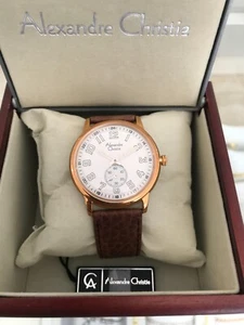 Alexandre Christie AC6286MSLRGSL All Steel Rose Gold Classic Gents  Watch - Picture 1 of 4