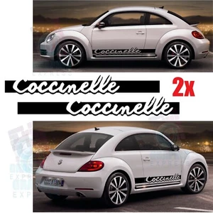 2 Bandes Bas de caisse Coccinelle pour New Beetle Autocollants Stickers HERBIE . - Imagen 1 de 2