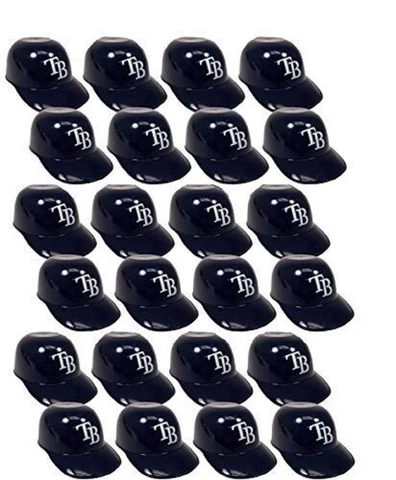 Tampa Bay Rays Rawlings MLB Ice Cream Snack Helmets 24 Pack Cover