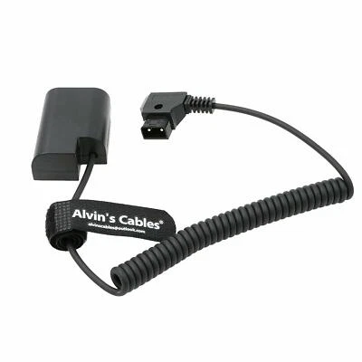 D-Tap to DMW DCC12 DC Coupler Coiled Cable DMW-BLF19 Dummy for Panasonic DMC GH3 - Image 1 of 4