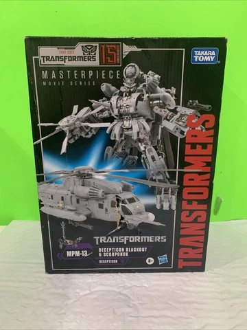 Transformers Masterpiece MPM-13 15th Anniversary BLACKOUT & SCORPONOK target NEW Cover