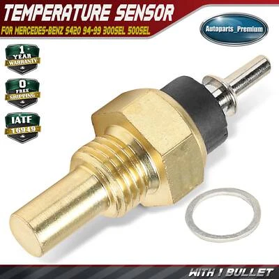 Sensor de temperatura del refrigerante del motor para Mercedes-Benz S420 1994-1999 300SEL 500SEL Foto 1 de 4
