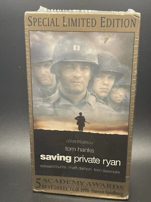 Tom Hanks SAVING PRIVATE RYAN VHS Widescreen Special Limited Edition Sealed THX - Image 1 of 4