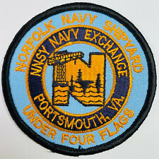 Norfolk Navy Shipyard Under Four Flags Exchange Portsmouth Virginia VA Patch B5