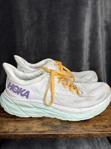 Zapatos para correr Hoka One One Clifton 8 para mujer Blanc De Blanc talla 8B - Imagen 1 de 8