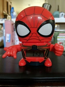 Marvel Ultimate SPIDERMAN Bulb Botz Light Up Figure Alarm Clock Preowned - Picture 1 of 4