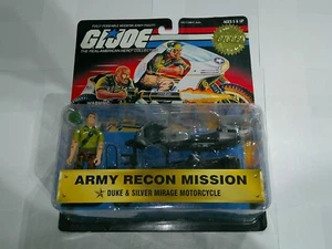 1997 GI JOE ARAH *ARMY RECON MISSION* DUKE (V7) & SILVER MIRAGE NEW MOC - Picture 1 of 5