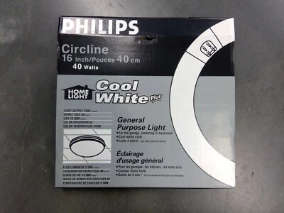 Philips FC16T9/COOL 40W 16" 4100K Circline Bulb **Free Shipping** - Image 1 of 4