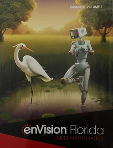 Grade 5 Envision Florida B.E.S.T. Mathematics Student Edition Volume 1 2023 BEST - Picture 1 of 1