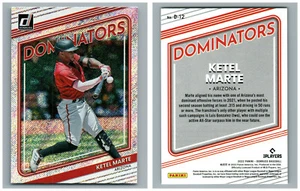2022 DONRUSS DOMINATORS INSERT RAPTURE PARALLEL D-12 KETEL MARTE DIAMONDBACKS - Bild 1 von 1