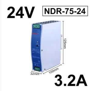1PCS Meanwell NDR-75-24 V3.2A75W AC to DC track switching power supply new - Picture 1 of 1