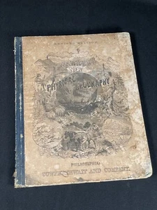 1869 Warren’s NEW PHYSICAL GEOGRAPHY Antique Maps Illustrated - Picture 1 of 16