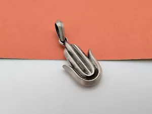 DAVID YURMAN Sterlingsilber klassischer Hamsa Hand Amulett Verstärker Anhänger - Bild 1 von 4