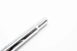 Fahrrad Sattelstütze klassisch Kerze Stahl chrom 25,4mm x 330mm - Bild 1 von 4