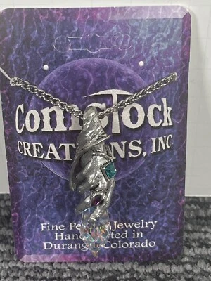 🔥 Mano de peltre con piedras •Collar • Joyería Comstock Foto 1 de 4