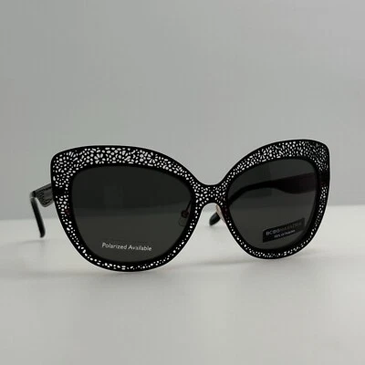 BCBGMAXAZRIA Sunglasses Exhilarate Black Matte BCBG 55-16-140 - Image 1 of 4