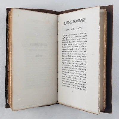 Robert Louis Stevenson AES Triplex Book 1907 Essays Leather Antique Vintage K555 - Image 1 of 4