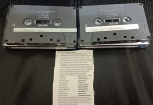 2 x used UDI 120 Maxwell blank cassette (has label Cole Porter's JUBILEE - 1999) - Picture 1 of 1