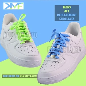 Cordones de repuesto Premium KMF marca AF1 para hombre para cordones Air Force One - Imagen 1 de 8