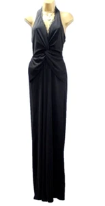 Lipsy Black Halter neck Jumpsuit 14 Party Club Sexy Evening Occasion Wide Leg 31 - Picture 1 of 17