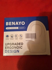 Ein Paar Benayo transparente Gelkissen Ferseneinlagen - Bild 1 von 4