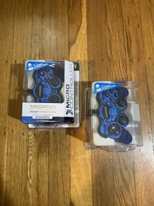 2 Controladores de Juego Micro Con Dual Shock Dream Gear Azul Playstation 2 PS2 De Colección - Imagen 1 de 14