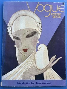 Vintage Vogue Poster Book 1975 Intro Diana Vreeland 21 Vtg LG Print Pages READ - Foto 1 di 24