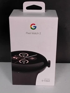 Sealed! Google Pixel Watch 2 - Matte Black Aluminum Case - Obsidian Active Band - Zdjęcie 1 z 3