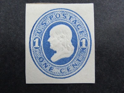 nystamps US Cut Square Stamp # U74a Mint H         N21x4214 - Image 1 of 2