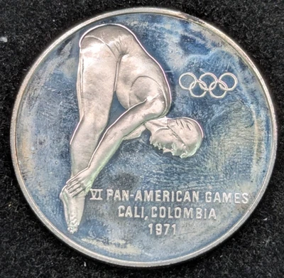 .86 ozt Sterling Silver .925 United States Olympic Pan-Am Games 1971 (J263) - Image 1 of 3