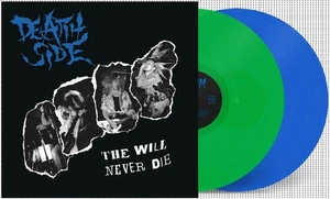 DEATH SIDE Will Never Die 2LP GREEN+BLUE Gauze Lip Cream Judgement Bastard Crück - Picture 1 of 6