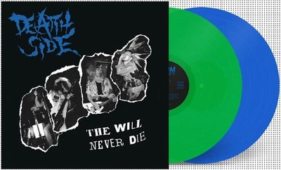 DEATH SIDE Will Never Die 2LP GREEN+BLUE Gauze Lip Cream Judgement Bastard Crück - Image 1 of 4