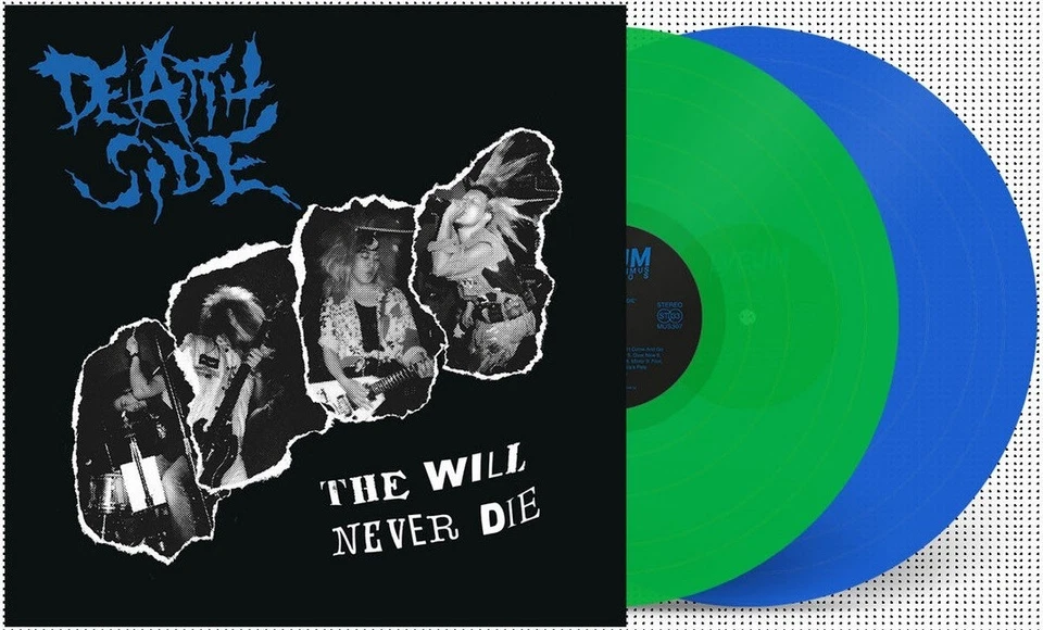 DEATH SIDE Will Never Die 2LP GREEN+BLUE Gauze Lip Cream Judgement Bastard Crück - Image 1 of 4
