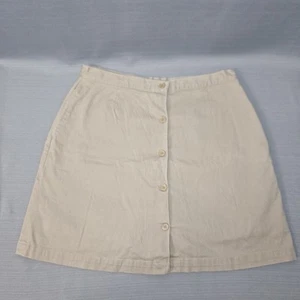 Vintage AW Golf Alyson Whitmore hellbraun Skort Knopfleiste Damengröße 12 knielang - Bild 1 von 9