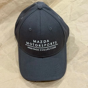 Mazda Motorsports Heritage Collection cap hat, Embroidered Logo, Gray, NEW - Picture 1 of 4