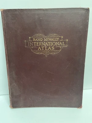 The Rand McNally International Atlas Of World 1926 Color Maps - Image 1 of 4