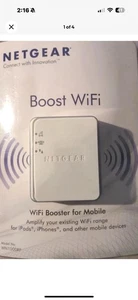 Netgear WiFi Booster for Mobile. Amplify Your Smart Devices - Picture 1 of 4