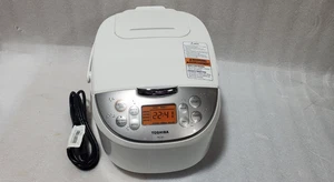 Toshiba Rice Cooker TRCS01 6 Cup Uncooked Japanese Rice Cooker Non-Stick Pot... - Picture 1 of 15