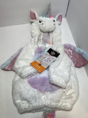 Hyde And Eek Infantil Unicornio 6-12 Meses Halloween Fácil Pullover Piel Blanca Foto 1 de 4