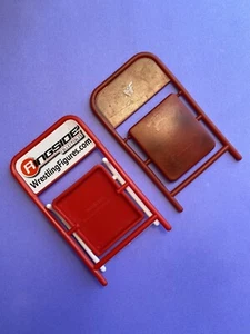 WWE Red Folding Chair Accessory for 7” Action Figure WWF AEW Mattel Lot of 2 - Picture 1 of 2