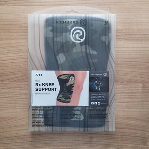Rehband RX Knee Sleeves (Pair) – 5mm – Camo – Size M – New in Package - Picture 1 of 4