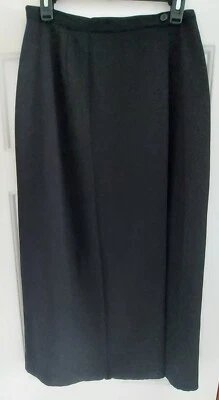 Liz Claiborne 裙子裹身直筒 8 码黑色衬里第一期 Modest — 第 1/4 张图片