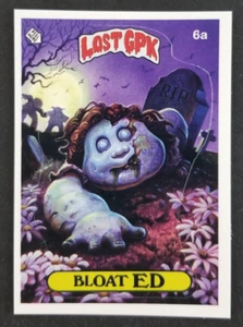 Bloat Ed Lost Garbage Pail Kids Sticker Card #6a (NM) - Picture 1 of 2