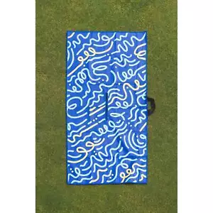 Untangled Golf Towel Eco-Friendly Design Sustainable Stitched Loop for Hanging - Picture 1 of 5