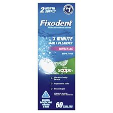 Fixodent Plus Scope Daily Denture Cleaner Tablets, 60 Count 1 Pack