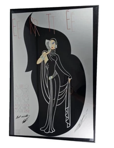 ERTE Mirage Editions Grosvenor Gallery 1978 Exhibition Offset Poster Rare SIGNED - Bild 1 von 14