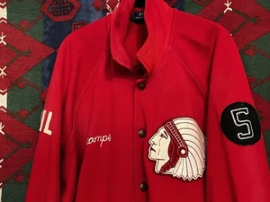 Ralph Lauren Polo Herren VARSITY Jacke Indian HEAD Patch Gr. XXL Rot CHAMPS - Bild 1 von 10