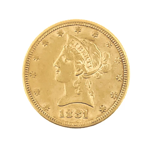 1881 $10 Liberty Gold Eagle Cover