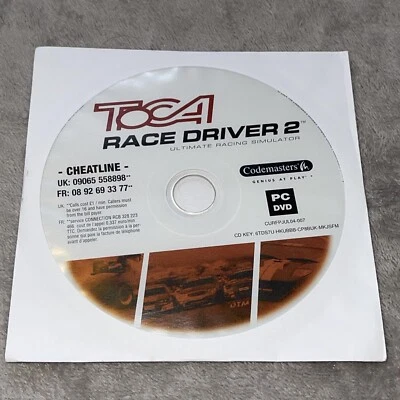 Toca Race Driver 2 - Codemasters - Original Genuine PC Disk Only Big Box Version - Image 1 of 2